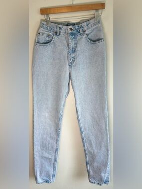 Vintage Bullet Blues Jeans High Waisted Mom Jeans Women’s Size 28X32 Light Wash